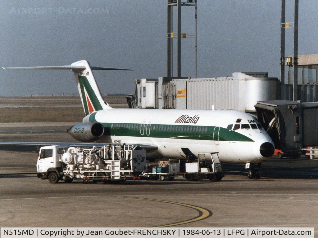 N515MD, 1968 Douglas DC-9-32 C/N 47225, ATI Aero Transpoti Italiani at CDG terminal 1