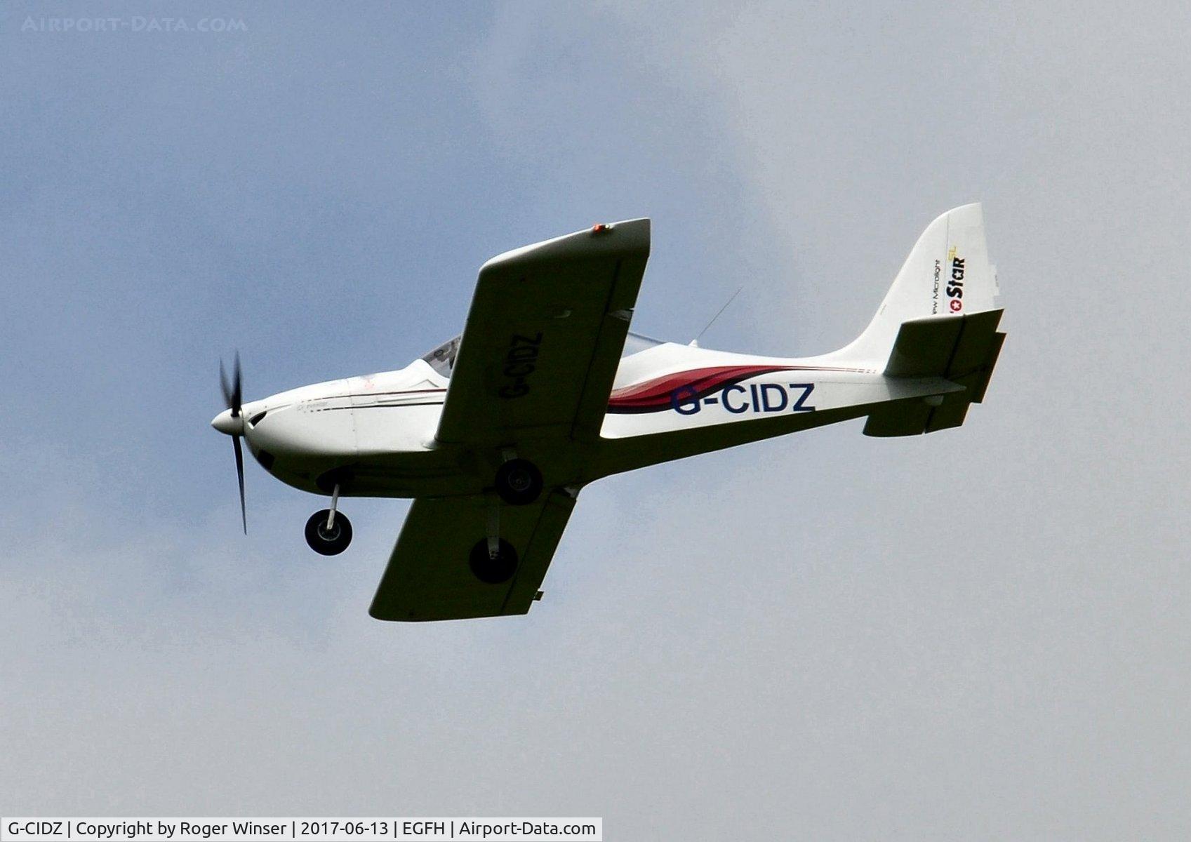 G-CIDZ, 2013 Aerotechnik EV-97 Eurostar SL C/N 2013-4107, Visiting EV-97 Eurostar.