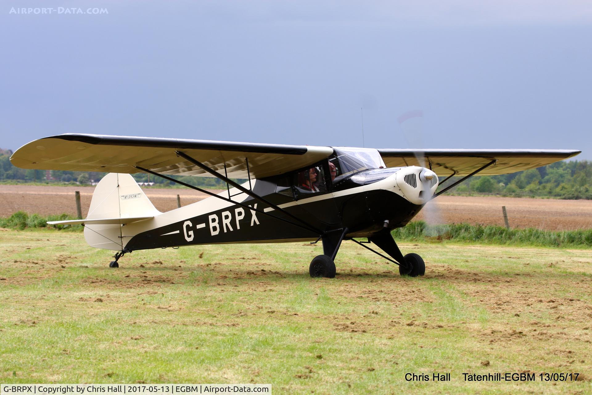 G-BRPX, 1945 Taylorcraft BC-12D Twosome C/N 6462, at the Tatenhill 