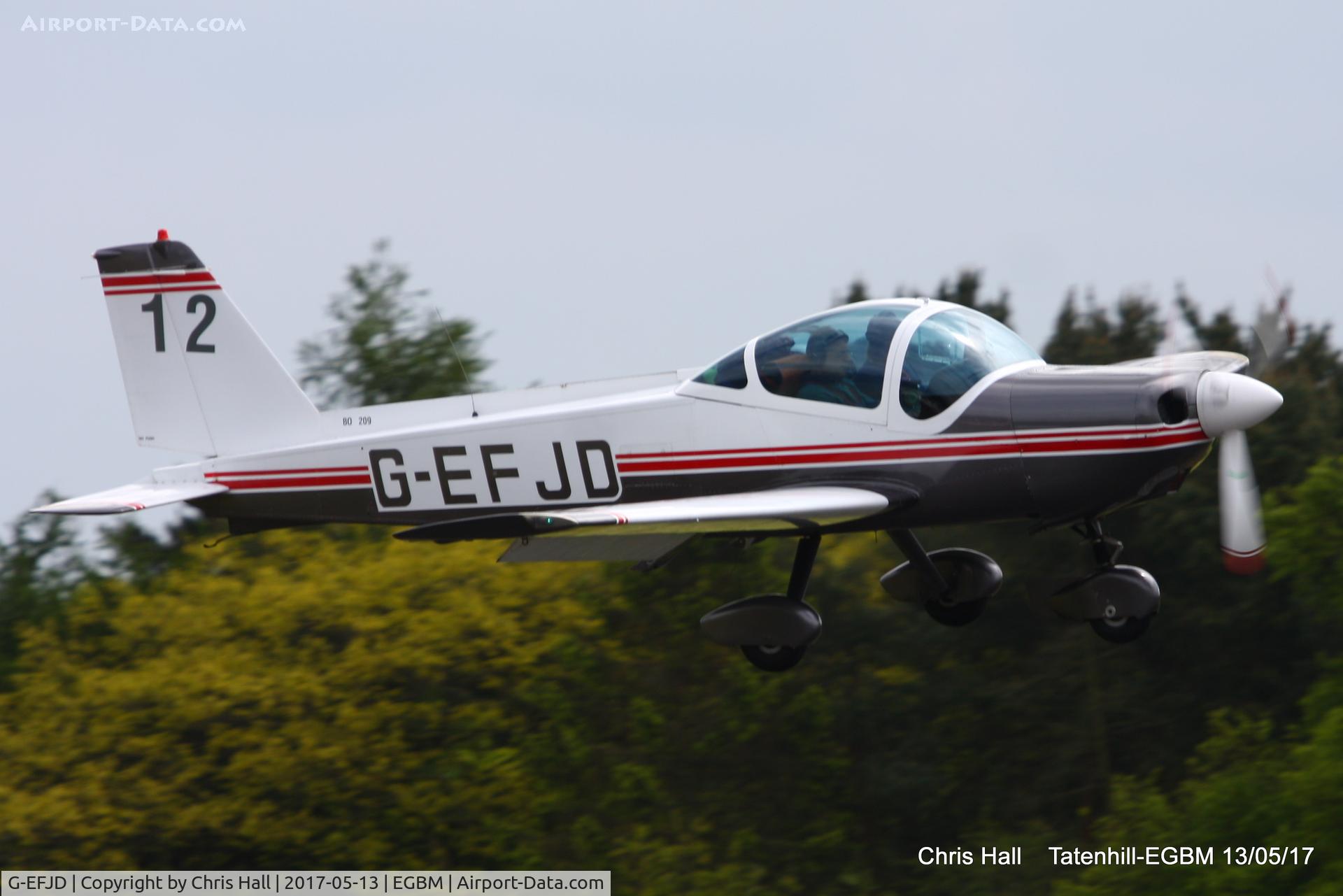 G-EFJD, 1971 Bolkow Bo-209C Monsun 160FV C/N 126, at the Tatenhill 