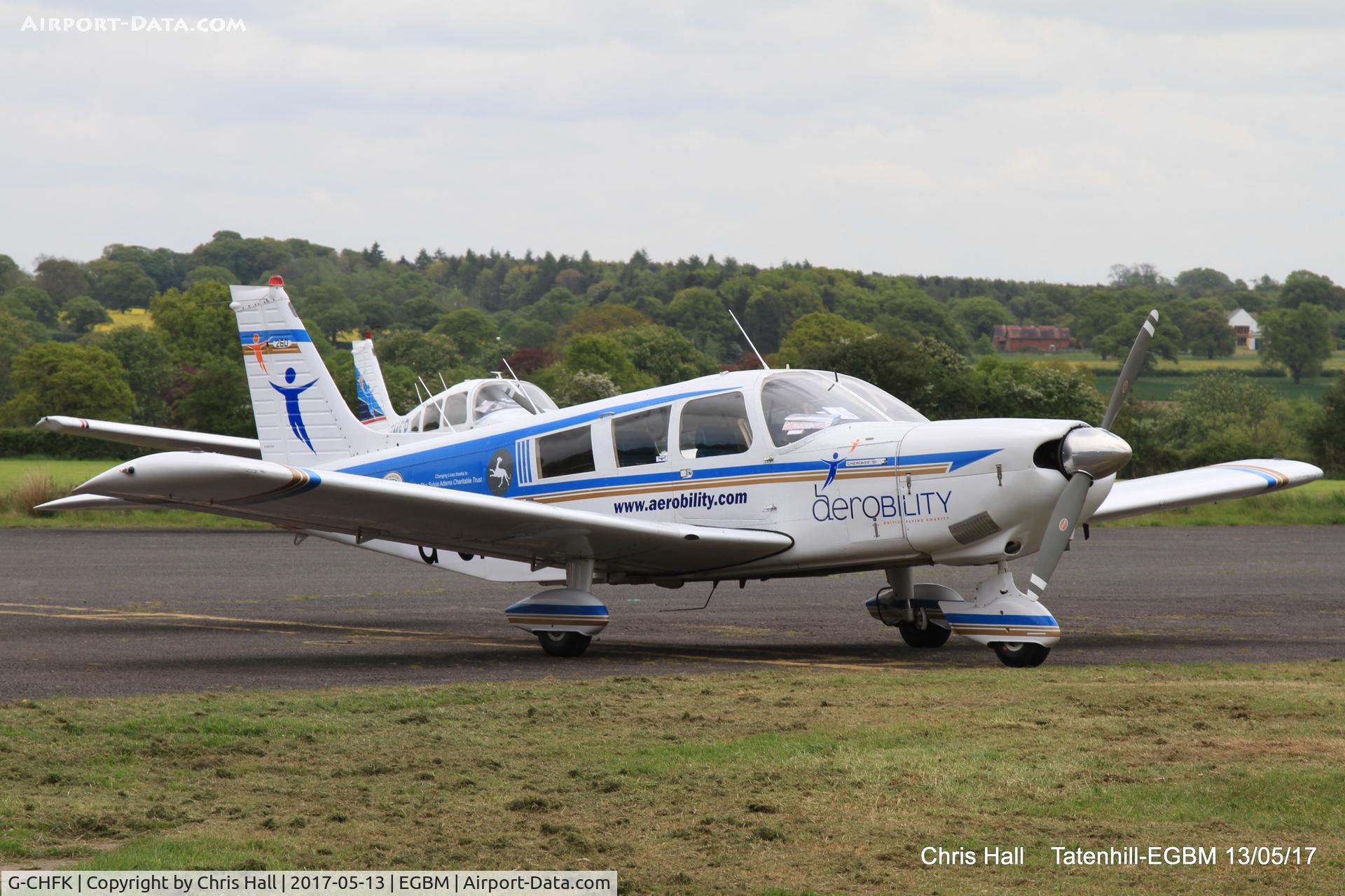 G-CHFK, 1972 Piper PA-32-260 Cherokee Six Cherokee Six C/N 32-7200031, at the Tatenhill 