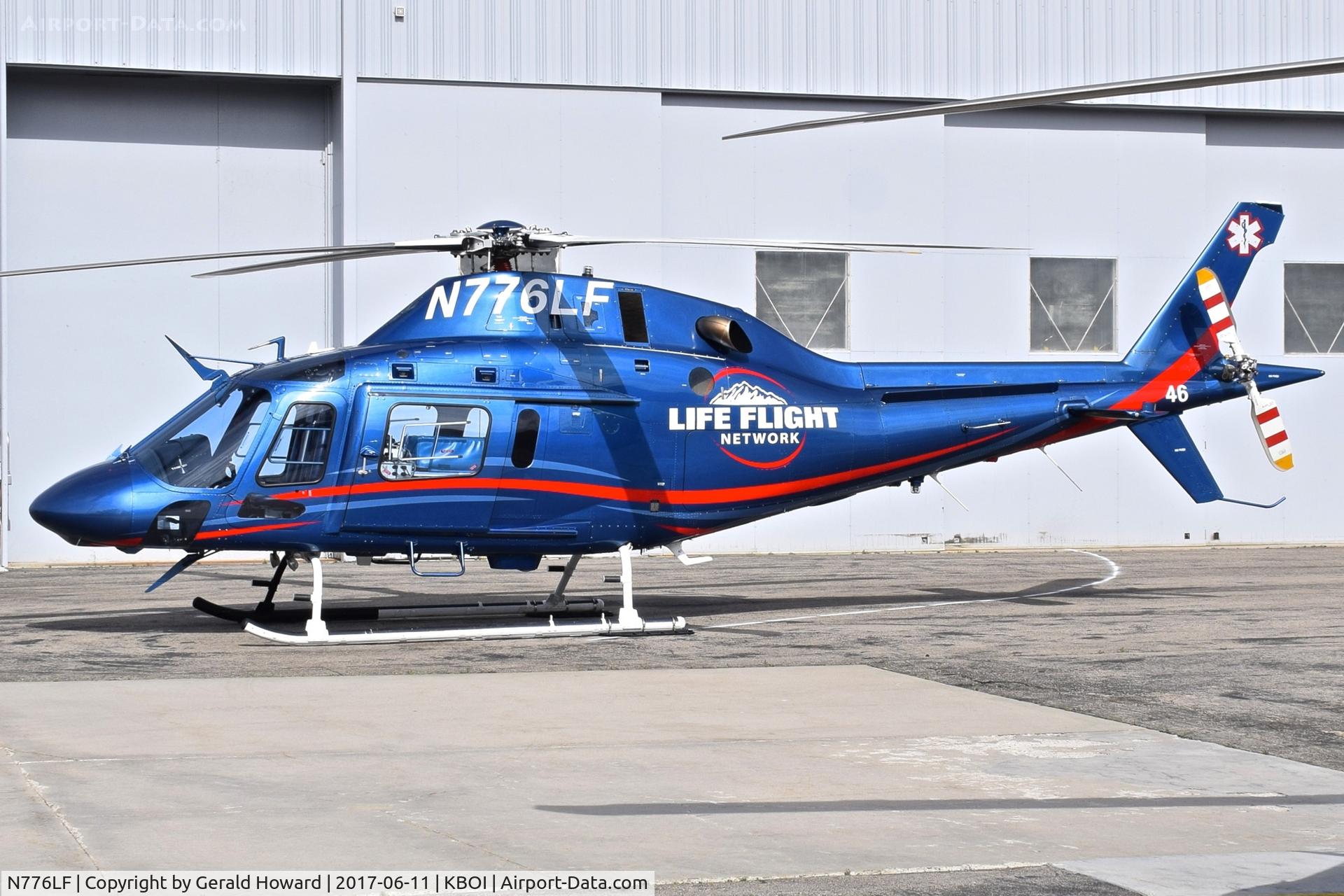 N776LF, 2016 AgustaWestland AW-119 MKII Koala C/N 14846, Parked on the Life Flight ramp.