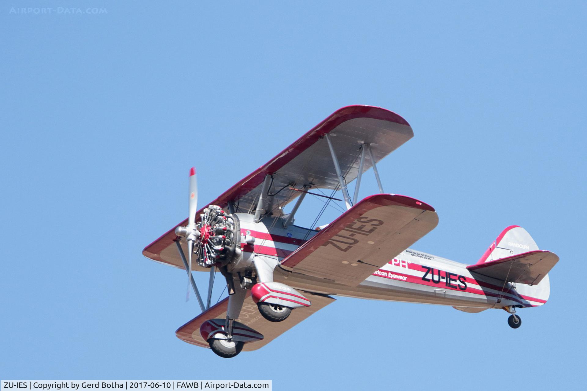 ZU-IES, 1941 Stearman PT-17 Kaydet C/N 75-1718, Boeing PT-17 Kaydet seen at Wonderboom airshow