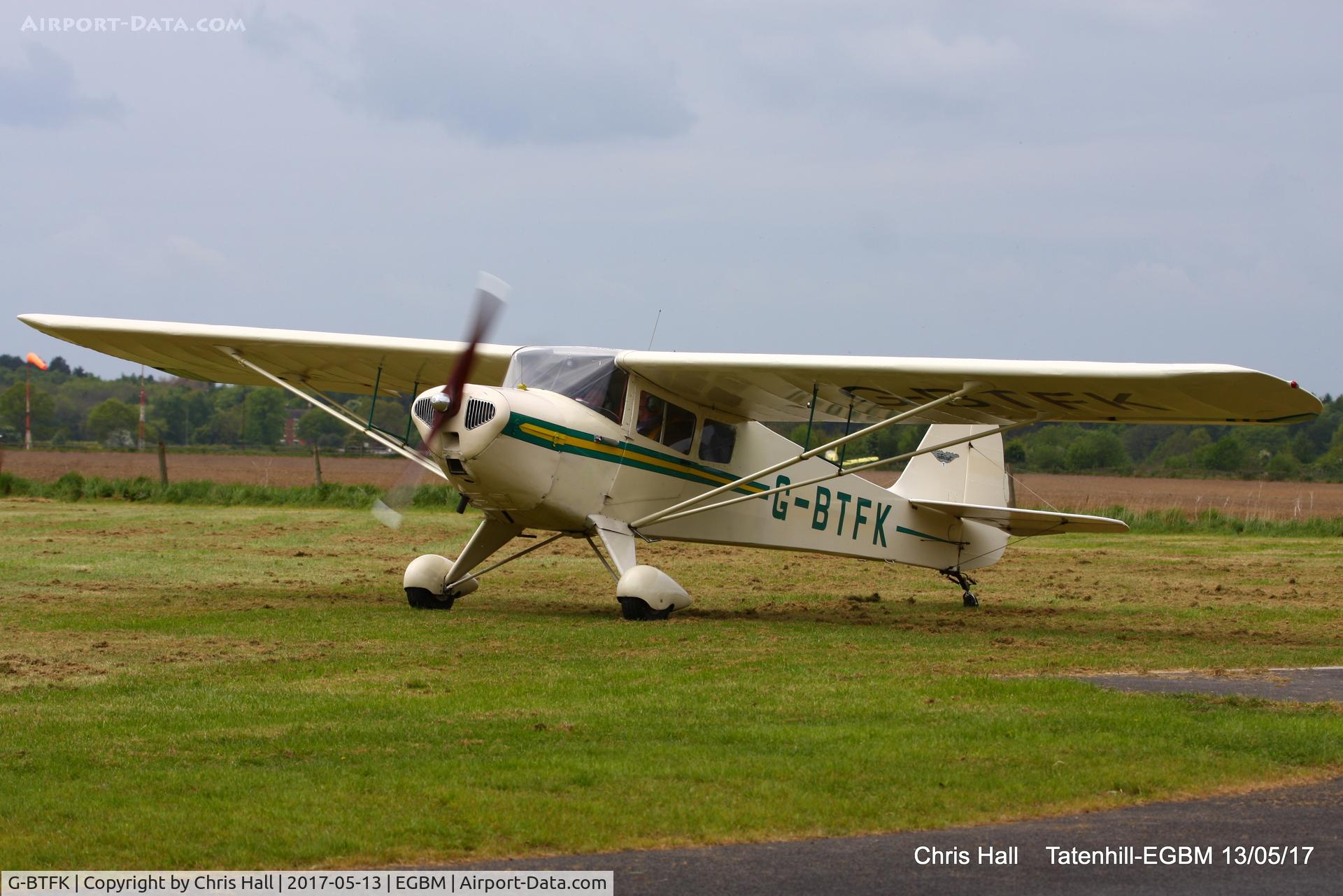 G-BTFK, 1947 Taylorcraft BC-12D Twosome C/N 10540, at the Tatenhill 