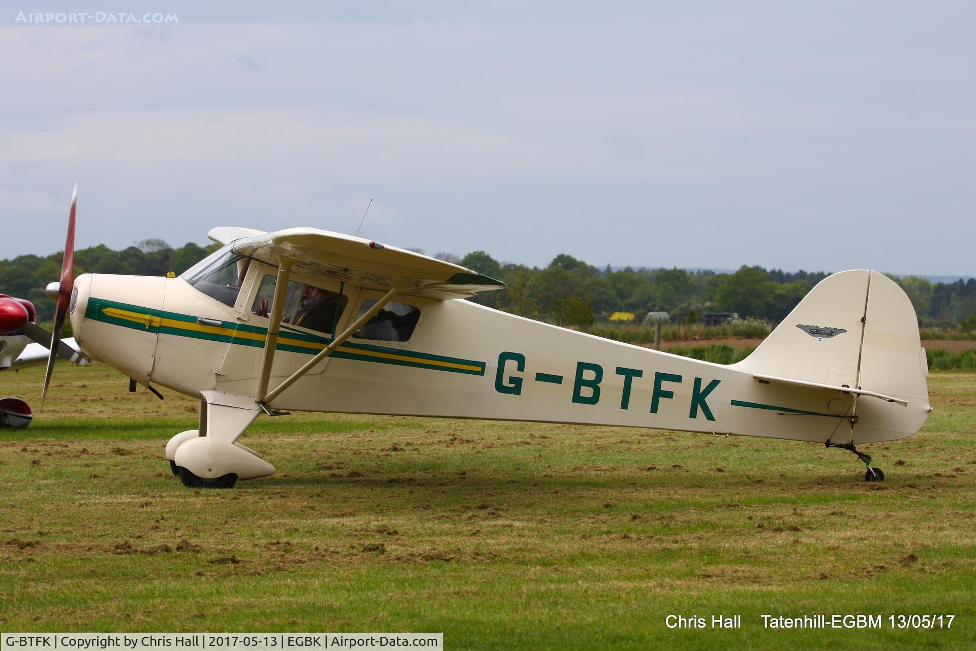 G-BTFK, 1947 Taylorcraft BC-12D Twosome C/N 10540, at the Tatenhill 