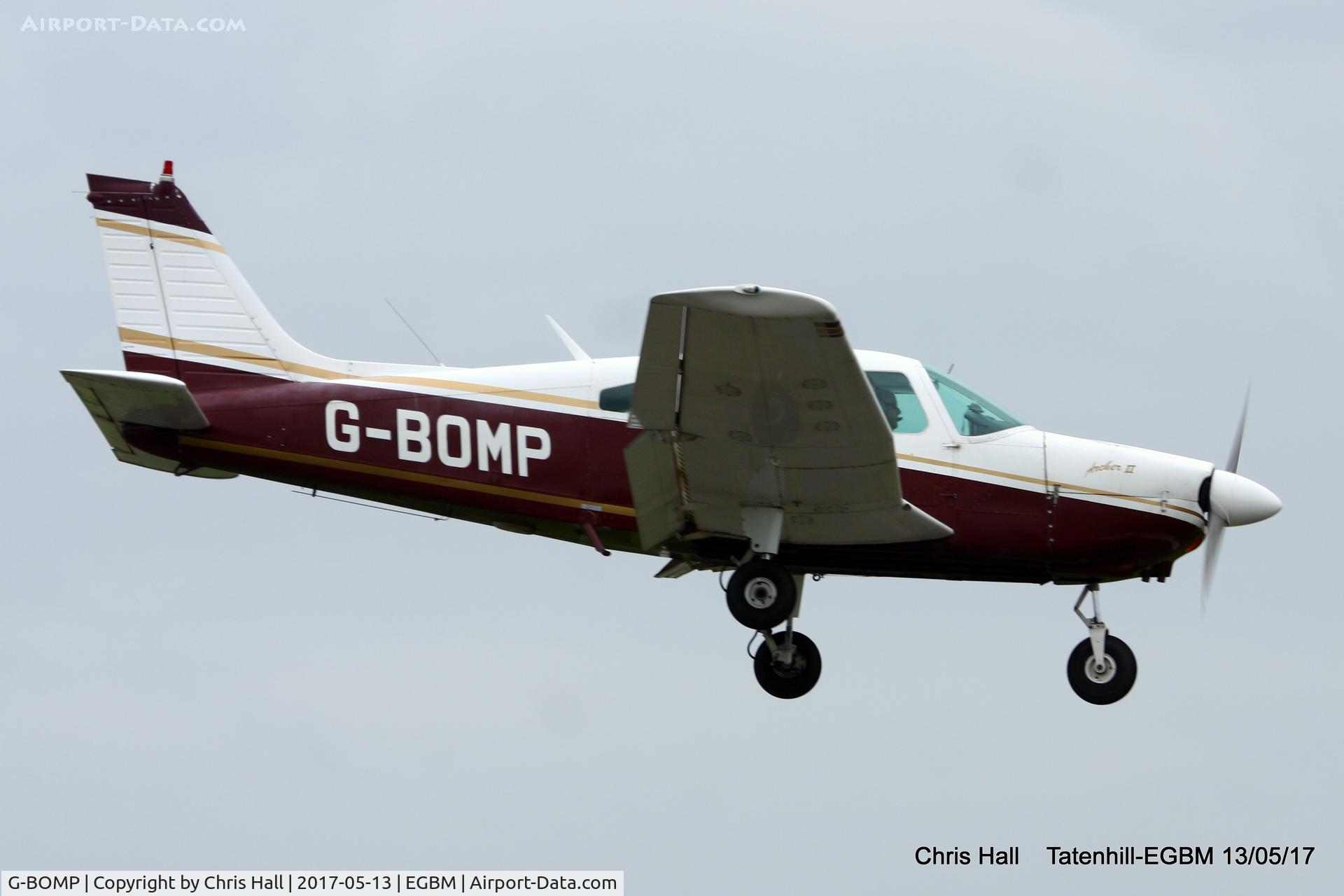 G-BOMP, 1977 Piper PA-28-181 Cherokee Archer II C/N 28-7790249, at the Tatenhill 