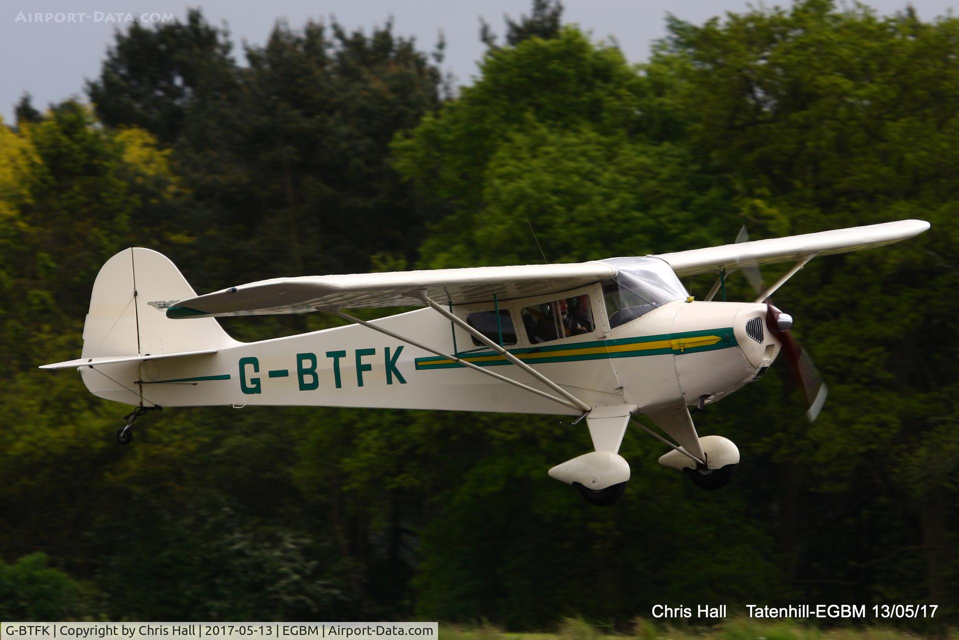 G-BTFK, 1947 Taylorcraft BC-12D Twosome C/N 10540, at the Tatenhill 