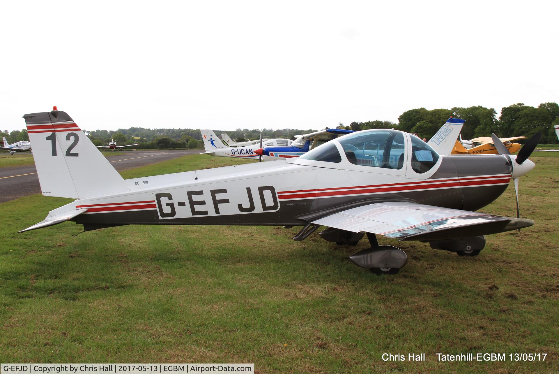 G-EFJD, 1971 Bolkow Bo-209C Monsun 160FV C/N 126, at the Tatenhill 