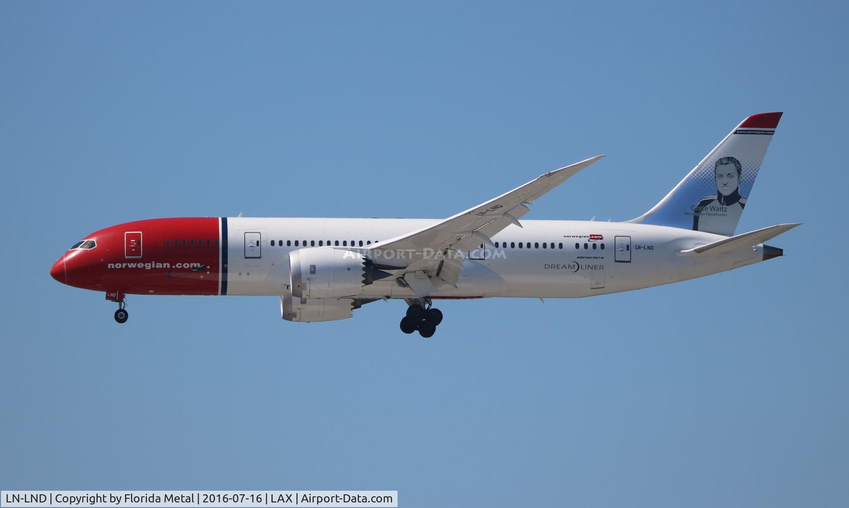 LN-LND, 2014 Boeing 787-8 Dreamliner Dreamliner C/N 35310, Norwegian