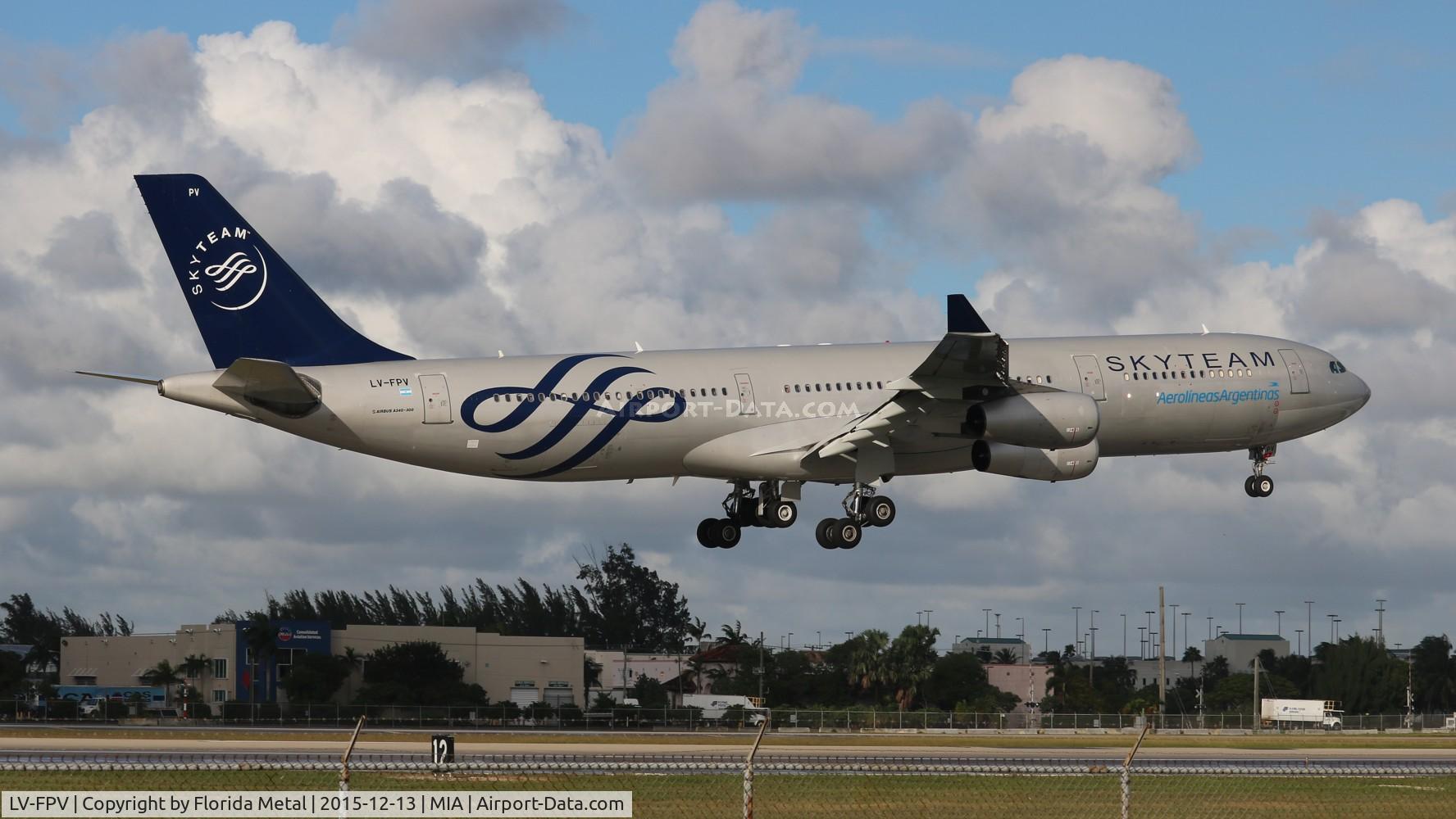 LV-FPV, 1997 Airbus A340-313X C/N 193, Aerolineas Argentinas Skyteam