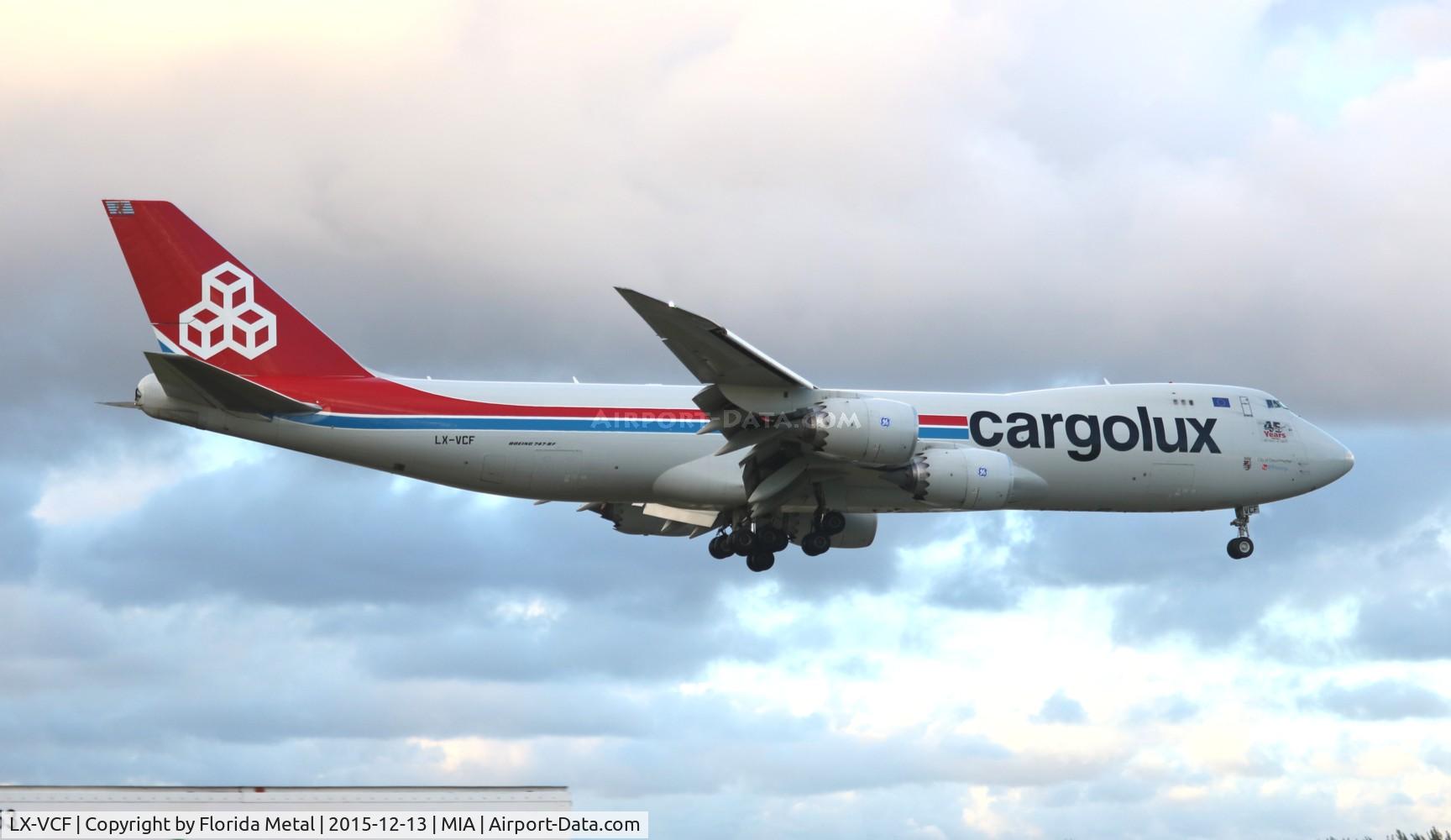 LX-VCF, 2012 Boeing 747-8R7F C/N 35811, Cargolux