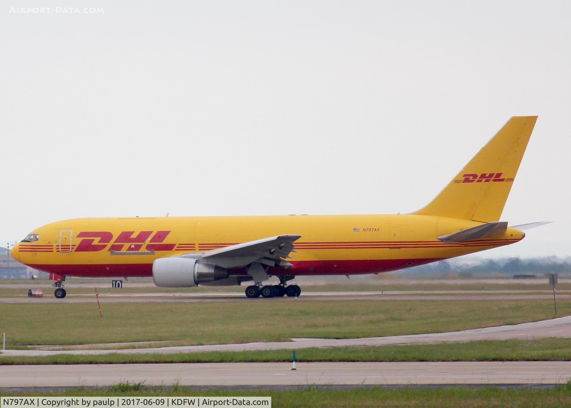 N797AX, 1985 Boeing 767-281 C/N 23147, At DFW.