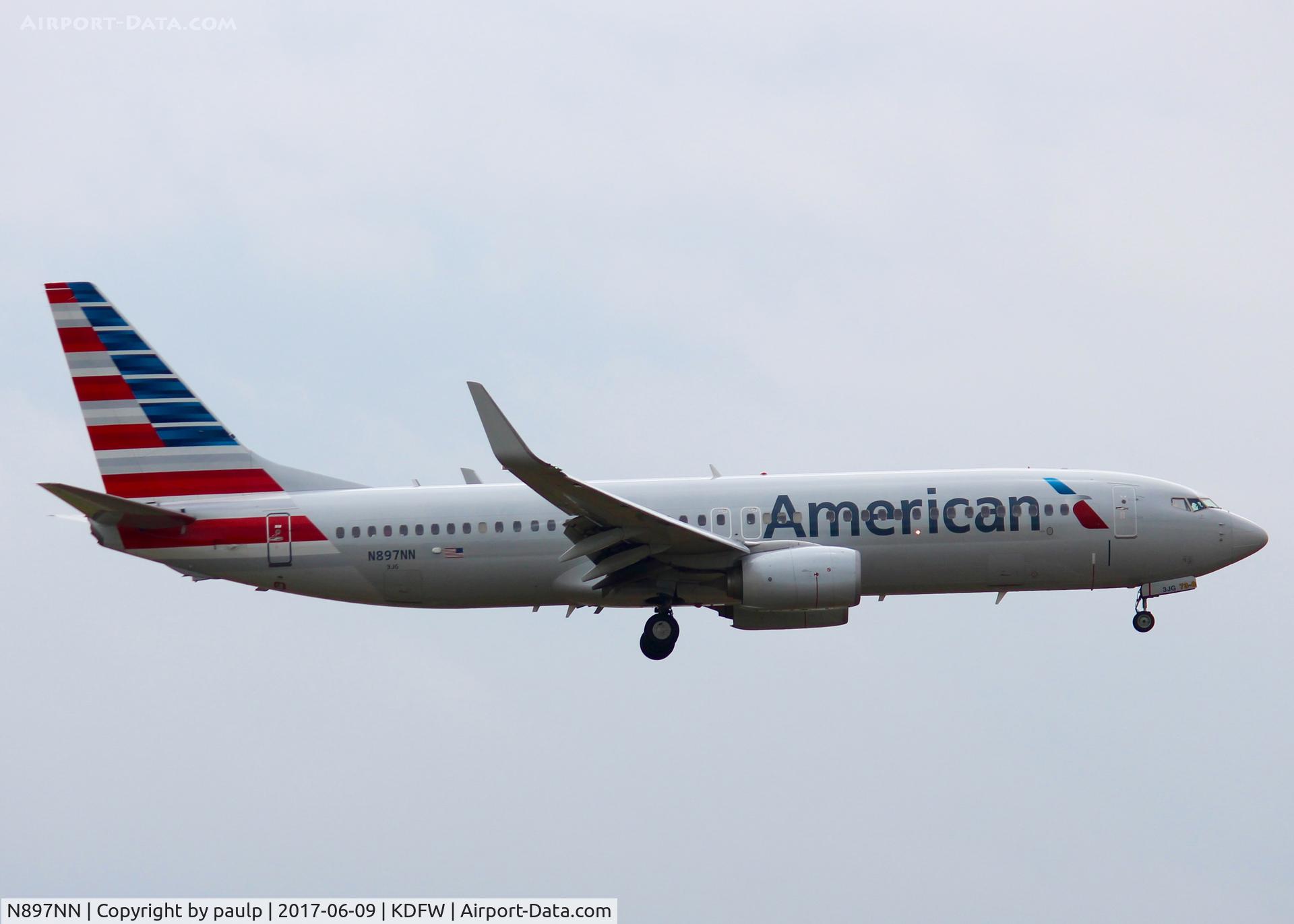 N897NN, 2012 Boeing 737-823 C/N 33318, At DFW.