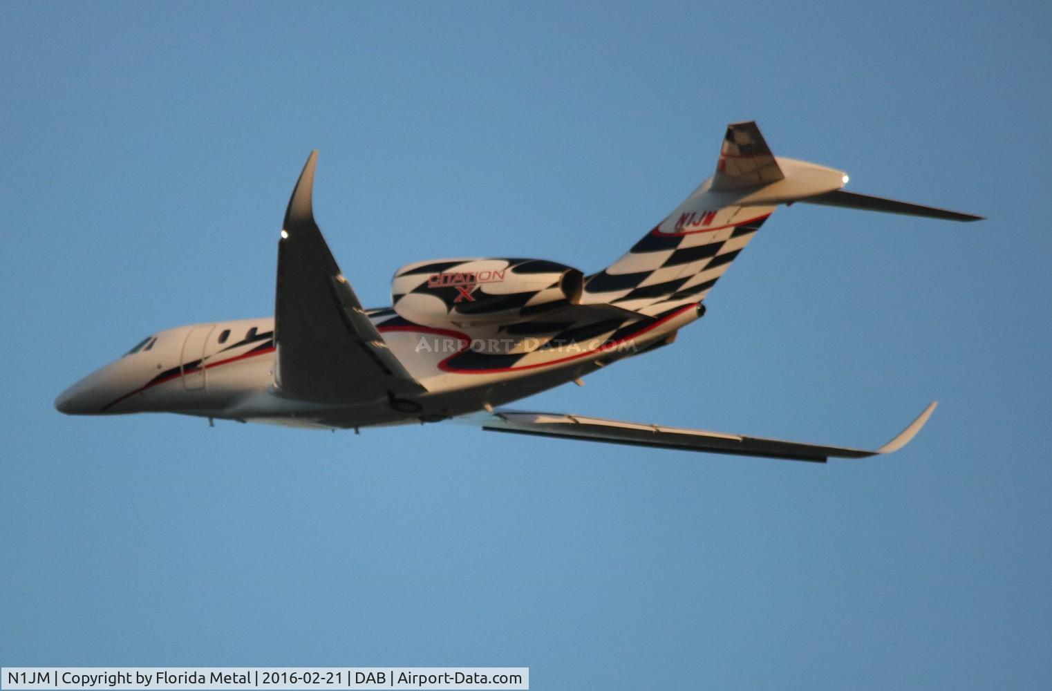 N1JM, 1996 Cessna 750 Citation X Citation X C/N 750-0005, Jamie McMurray