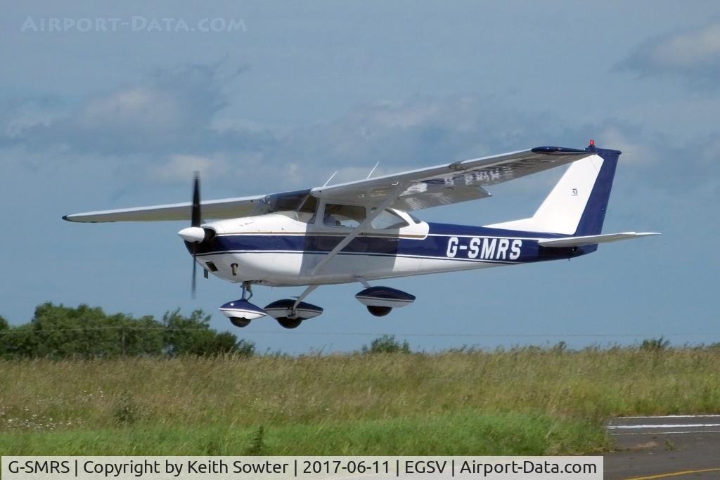 G-SMRS, 1965 Cessna 172F C/N 172-52558, Short finals to land