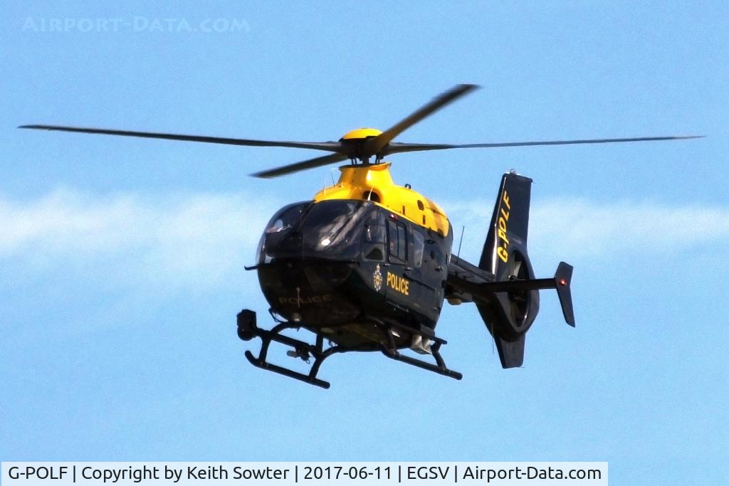 G-POLF, 2002 Eurocopter EC-135T-2 C/N 0267, Coming in to land