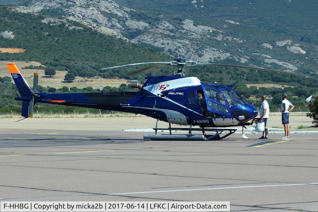 F-HHBG, 2016 Airbus Helicopters AS-350B-3 Ecureuil C/N 8281, Parked
