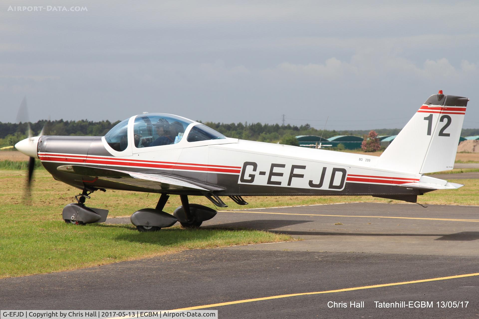 G-EFJD, 1971 Bolkow Bo-209C Monsun 160FV C/N 126, at the Tatenhill 