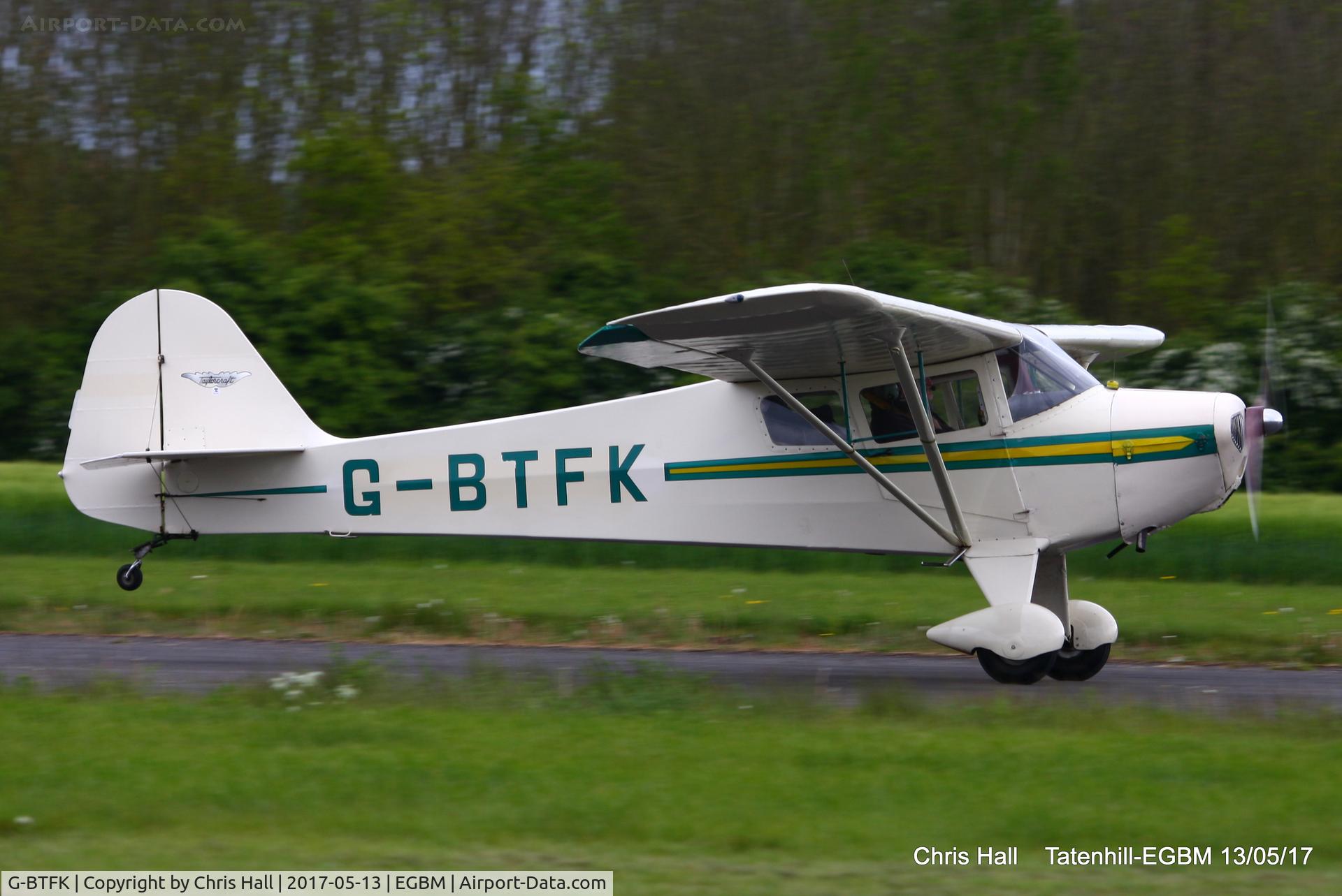 G-BTFK, 1947 Taylorcraft BC-12D Twosome C/N 10540, at the Tatenhill 