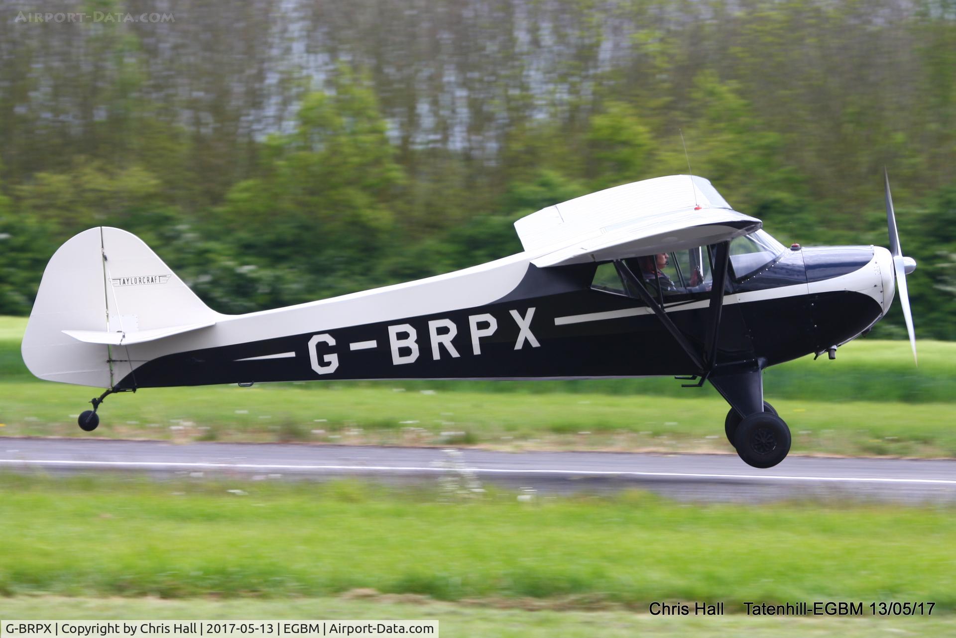 G-BRPX, 1945 Taylorcraft BC-12D Twosome C/N 6462, at the Tatenhill 