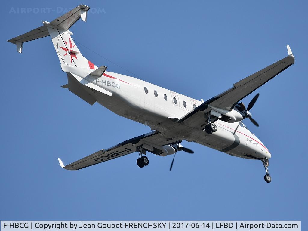 F-HBCG, 1993 Beech 1900D C/N UE-70, Chalair CE44 from Brest landing runway 23