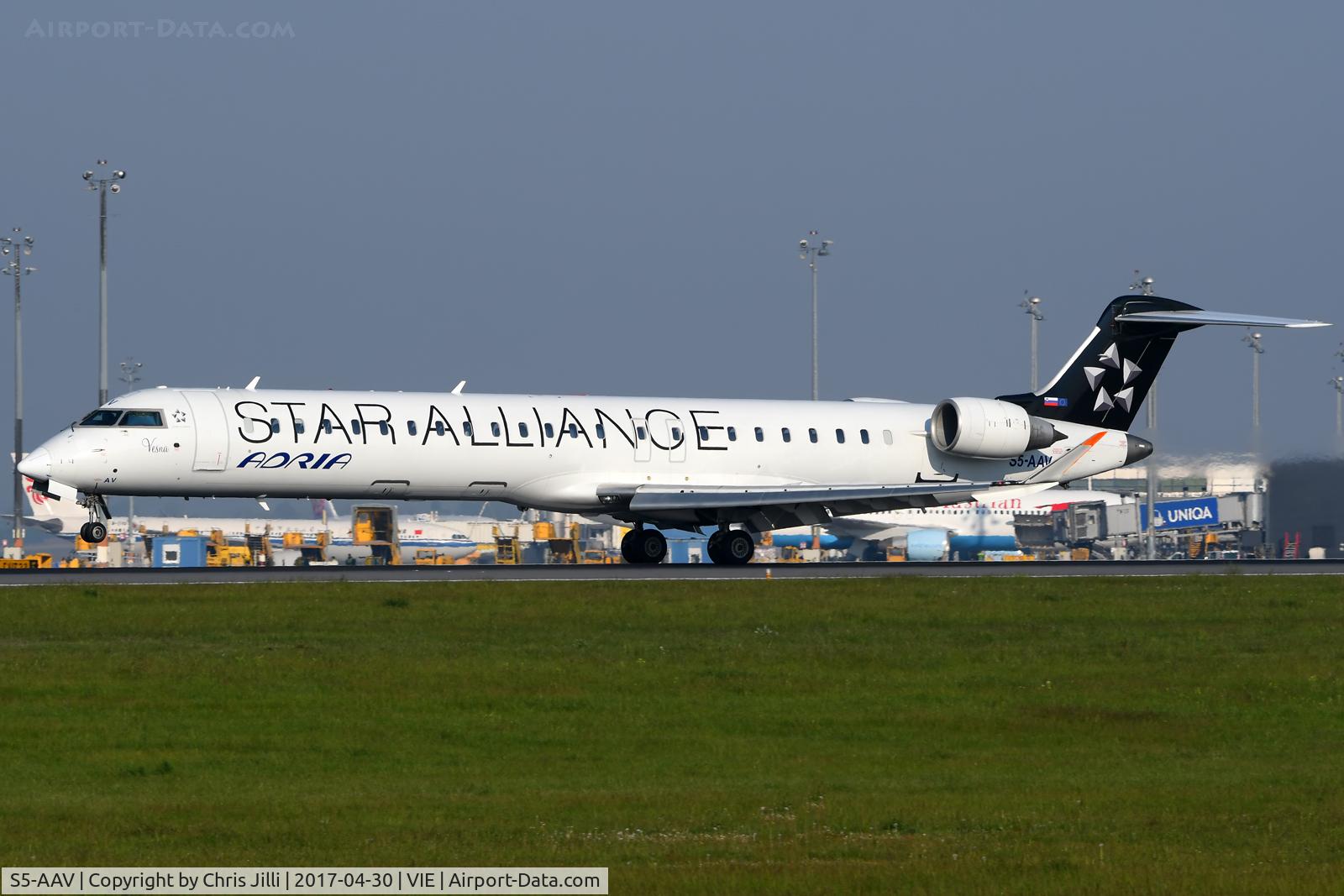 S5-AAV, 2012 Bombardier CRJ-900LR (CL-600-2D24) C/N 15284, Adria Airways