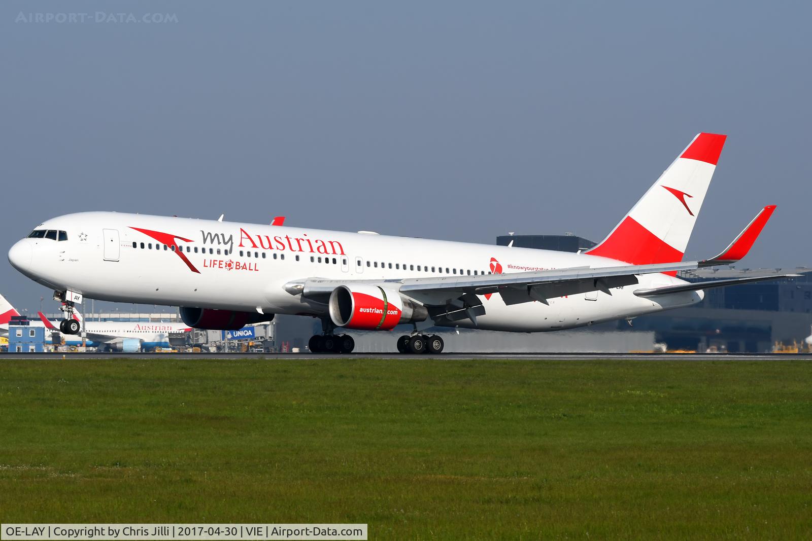 OE-LAY, 1998 Boeing 767-3Z9/ER C/N 29867, Austrian Airlines
