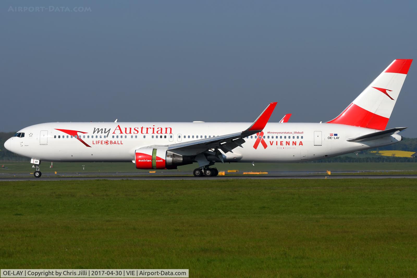 OE-LAY, 1998 Boeing 767-3Z9/ER C/N 29867, Austrian Airlines