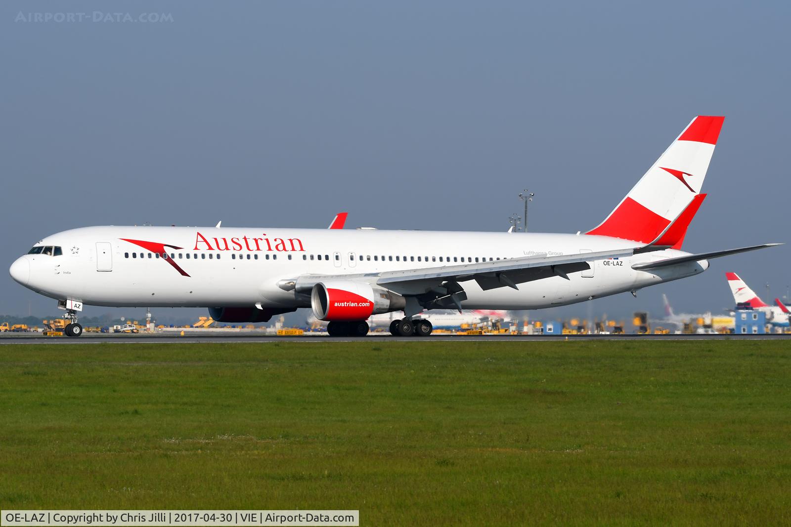 OE-LAZ, 1999 Boeing 767-3Z9 C/N 30331, Austrian Airlines