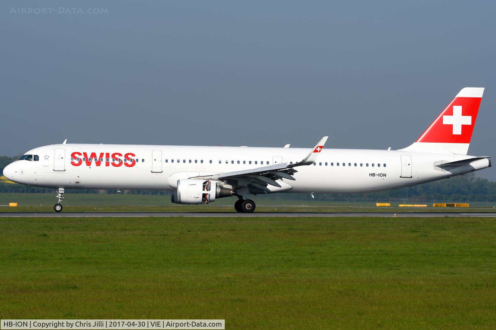 HB-ION, 2013 Airbus A321-212 C/N 5567, Swiss