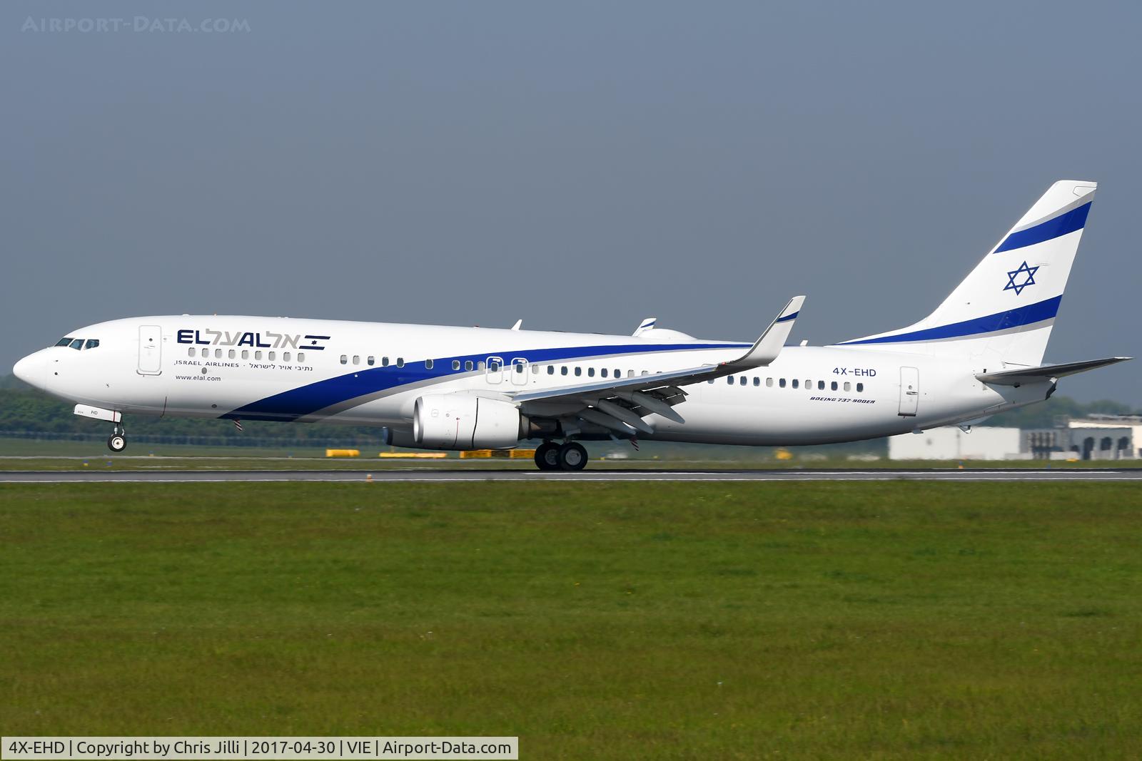 4X-EHD, 2015 Boeing 737-958/ER C/N 41555, El Al