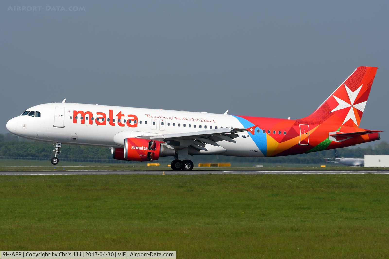9H-AEP, 2007 Airbus A320-214 C/N 3056, Air Malta