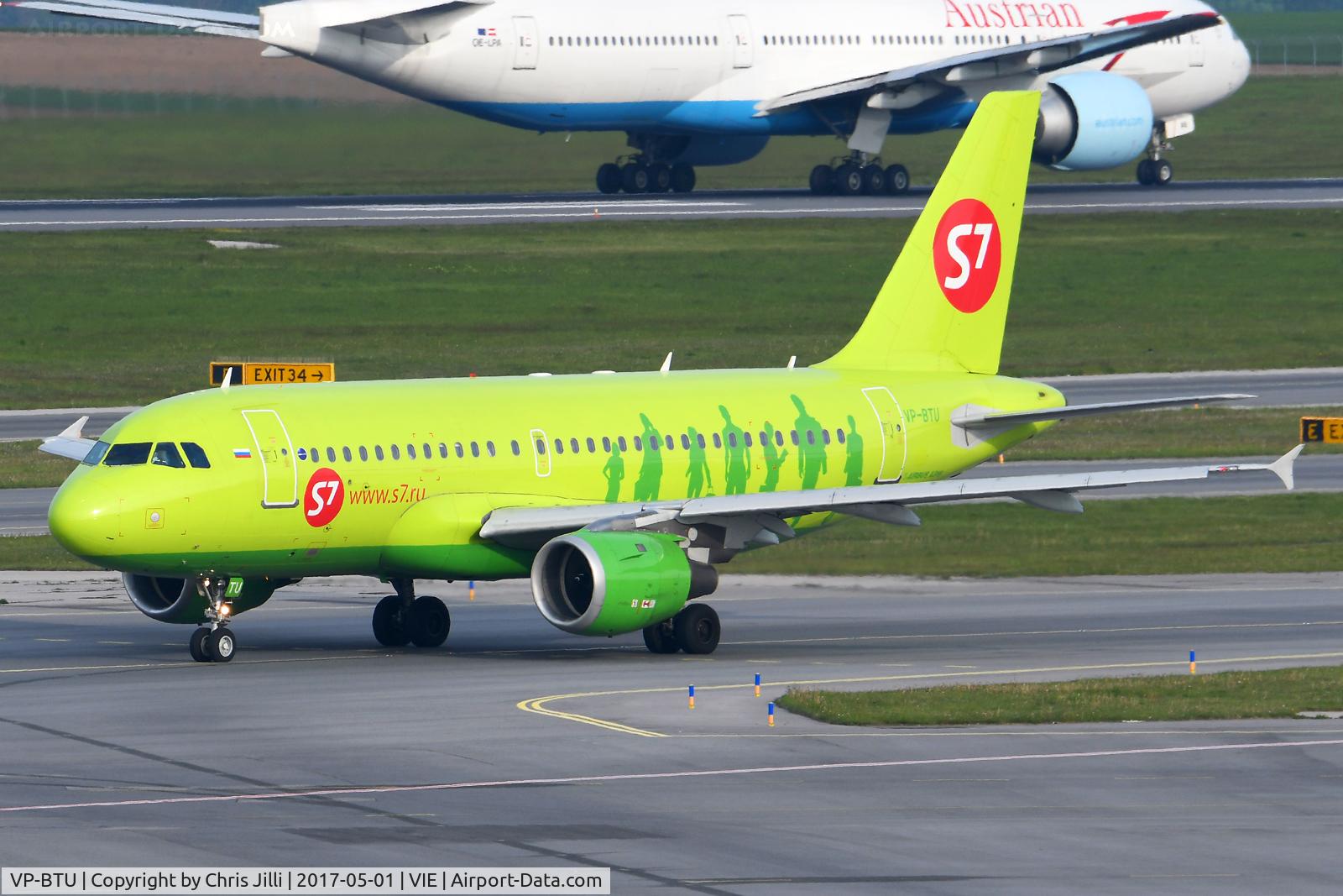 VP-BTU, Airbus A319-114 C/N 1071, S7 Siberian Airlines
