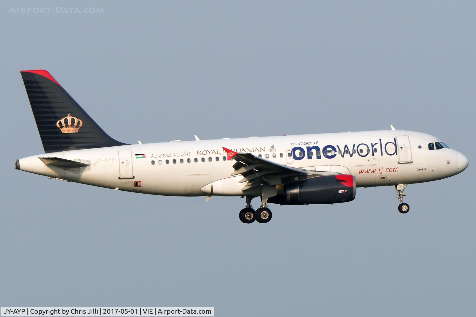 JY-AYP, 2009 Airbus A319-132 C/N 3832, Royal Jordanian
