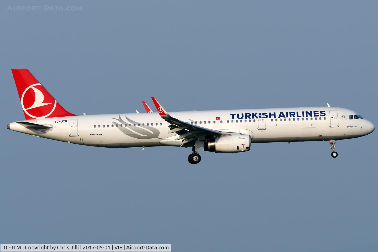 TC-JTM, 2016 Airbus A321-231 C/N 7242, Turkish Airlines