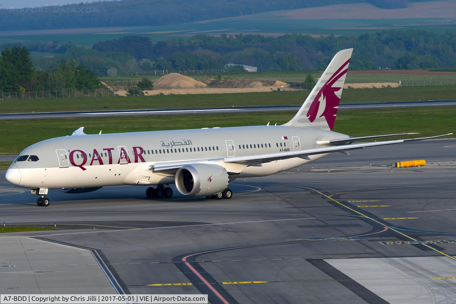 A7-BDD, 2016 Boeing 787-8 Dreamliner Dreamliner C/N 38348, Qatar Airways