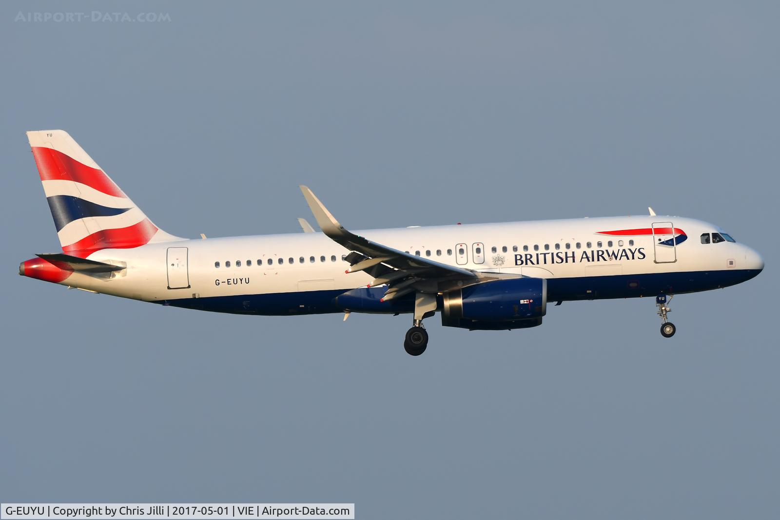 G-EUYU, 2014 Airbus A320-232 C/N 6028, British Airways