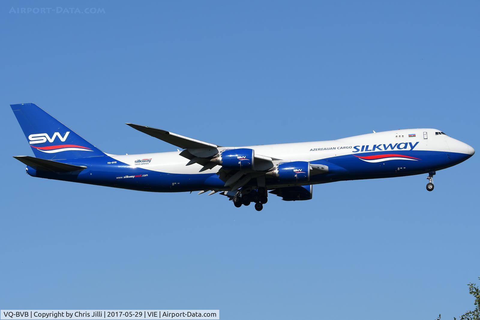 VQ-BVB, 2013 Boeing 747-83QF C/N 44444, Silk Way