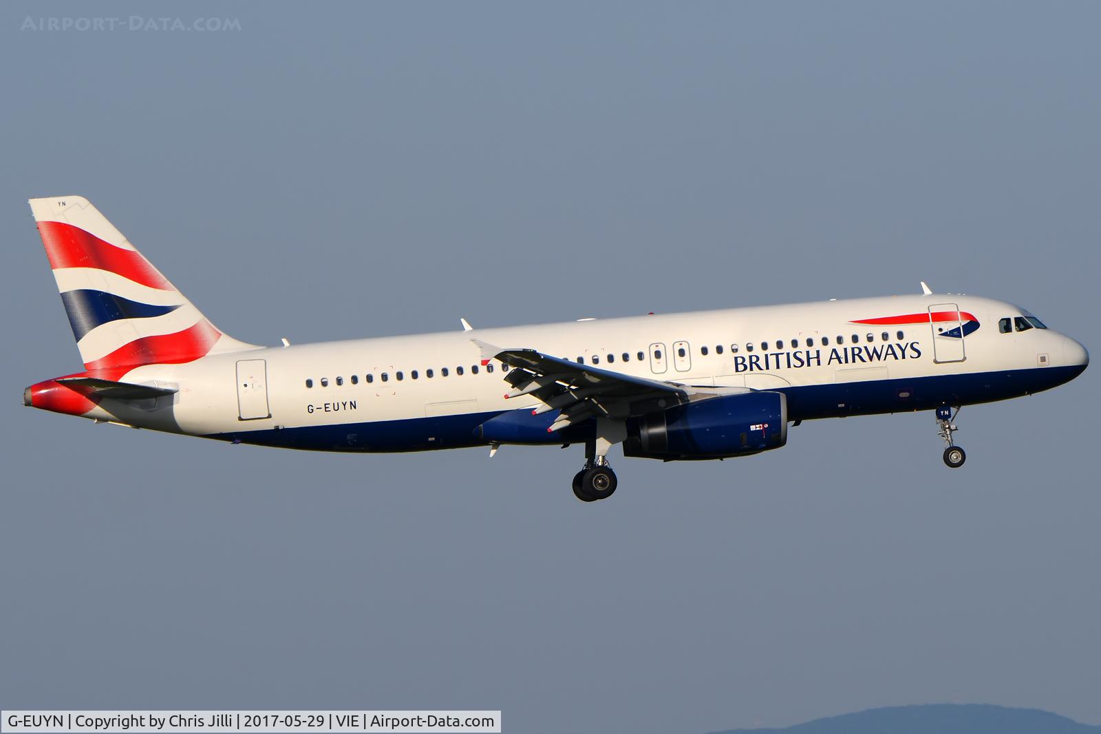 G-EUYN, 2011 Airbus A320-232 C/N 4975, British Airwayw