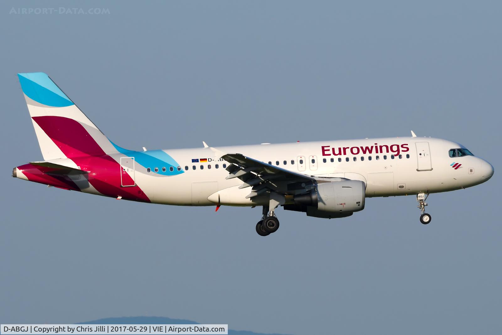 D-ABGJ, 2008 Airbus A319-112 C/N 3415, Eurowings
