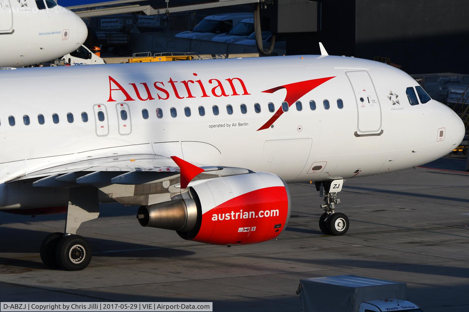 D-ABZJ, 2007 Airbus A320-216 C/N 3295, Austrian AIrlines