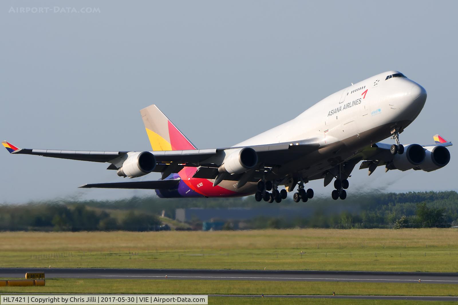 HL7421, 1996 Boeing 747-48EM C/N 25784, Asiana Airlines
