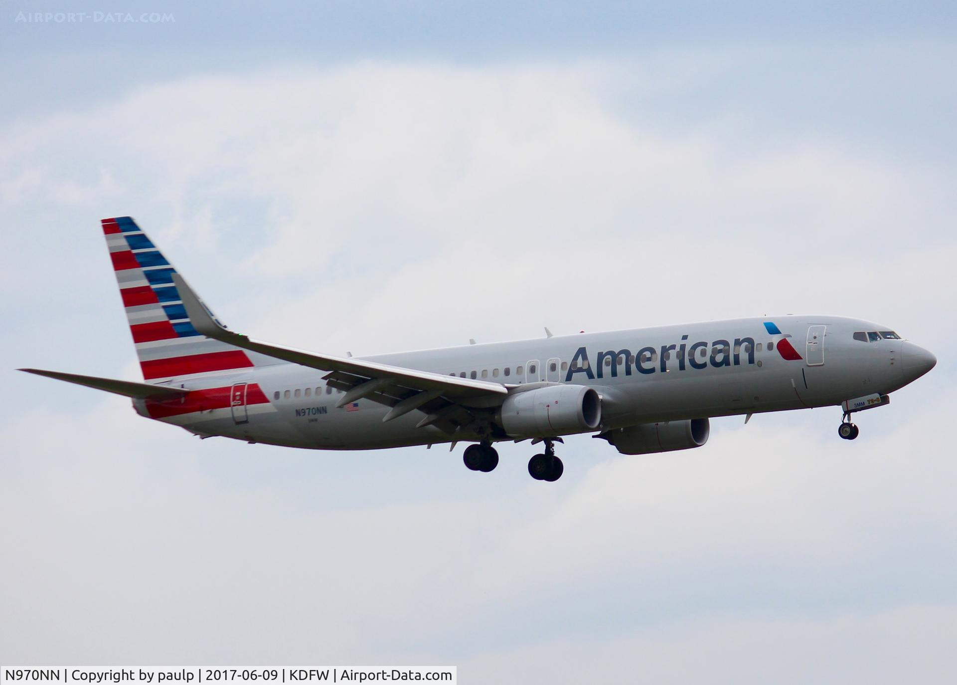 N970NN, 2015 Boeing 737-823 C/N 31217, At DFW.