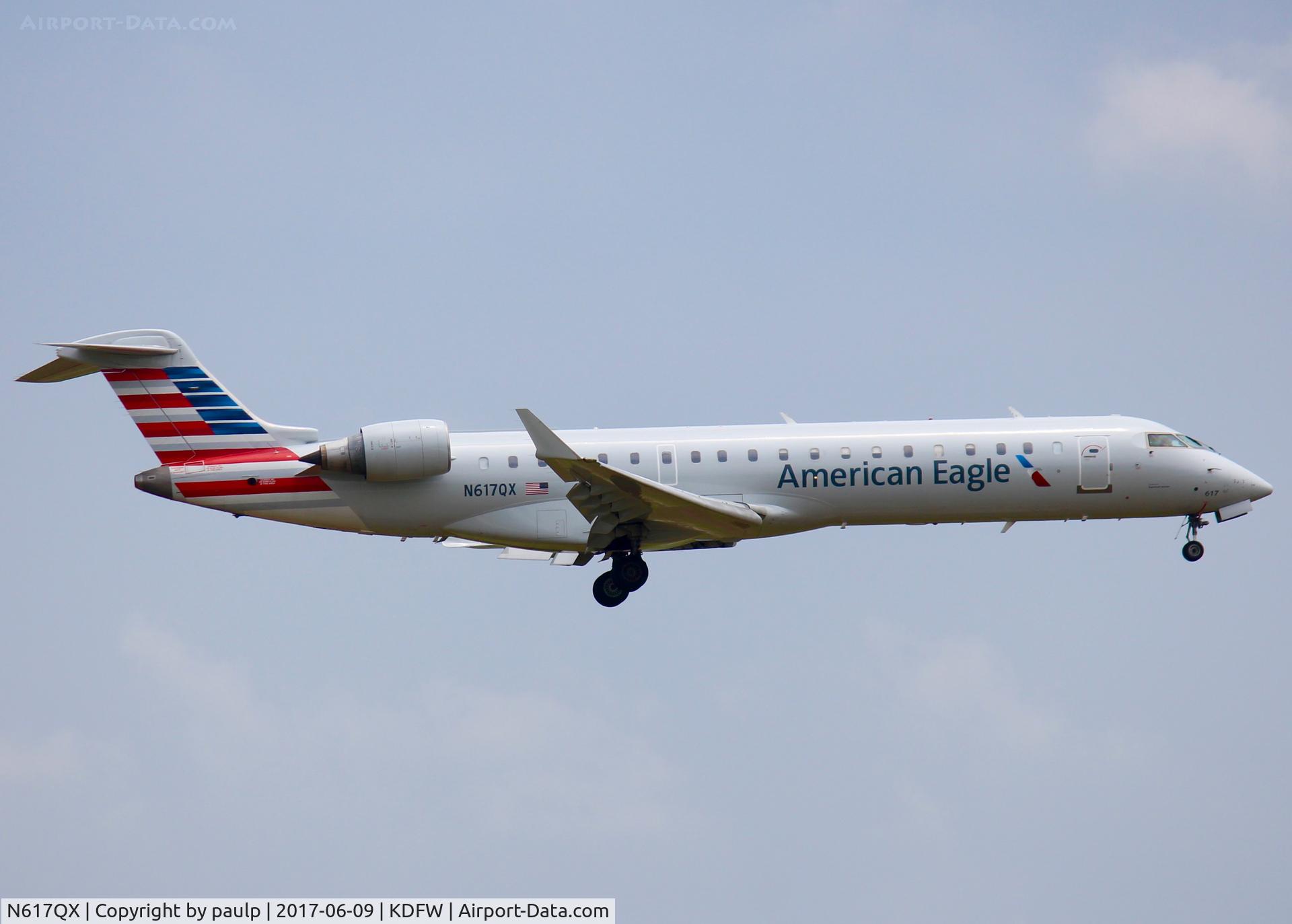 N617QX, 2003 Bombardier CRJ-701 (CL-600-2C10) Regional Jet C/N 10130, At DFW.