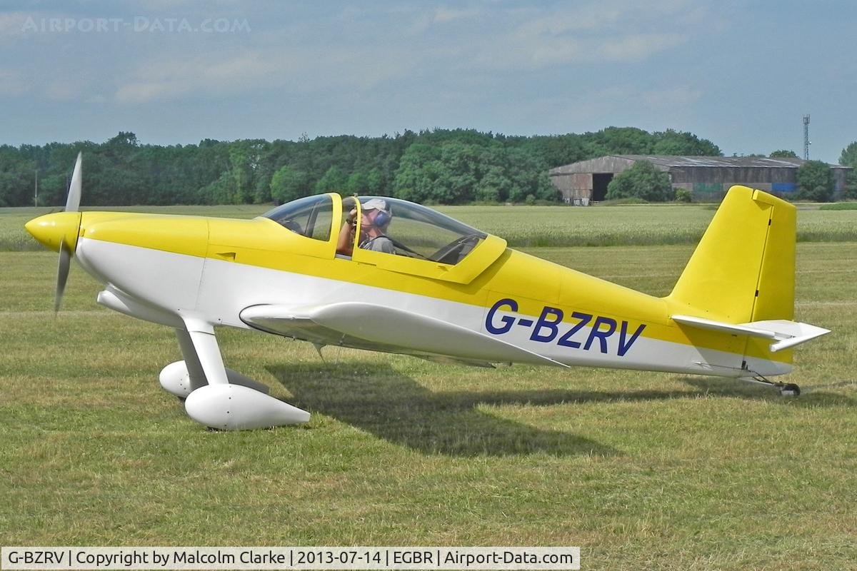 G-BZRV, 2002 Vans RV-6 C/N PFA 181A-13573, Vans RV-6 at Breighton Airfield's Wings & Wheels Weekend. July 14th 2013.