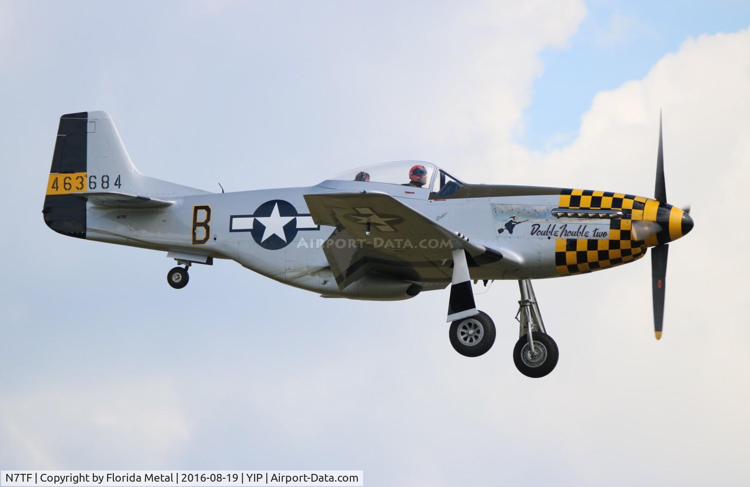N7TF, 1944 North American P-51D Mustang C/N 44-73856, Double Trouble II