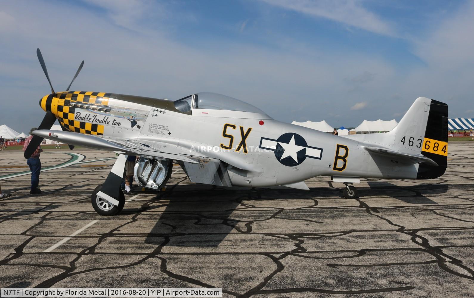 N7TF, 1944 North American P-51D Mustang C/N 44-73856, Double Trouble II