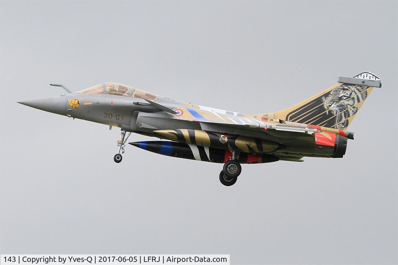 143, 2013 Dassault Rafale C C/N 143, Dassault Rafale C, On final rwy 26, Landivisiau Naval Air Base (LFRJ) Tiger Meet 2017
