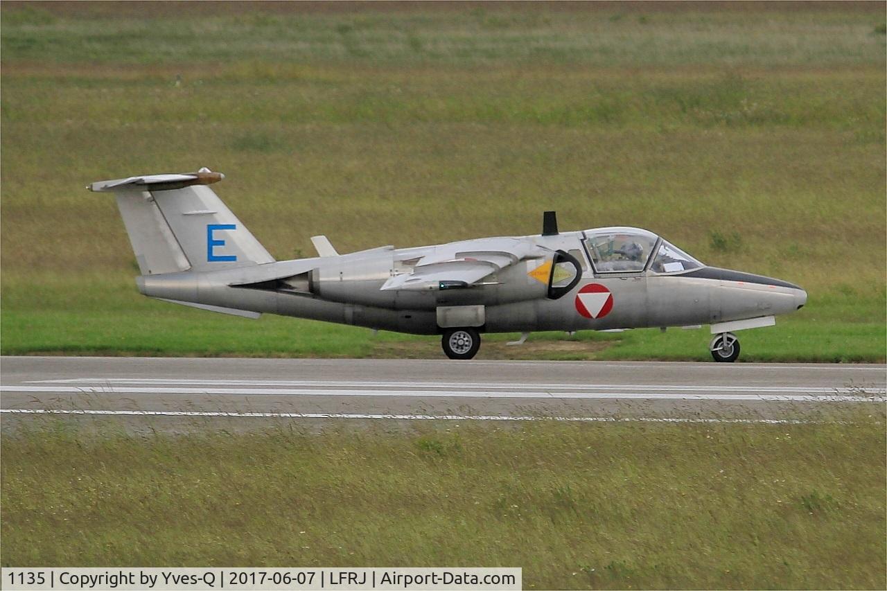 1135, Saab 105OE C/N 105435, Saab 105OE, Taxiing to flight line, Landivisiau Naval Air Base (LFRJ) Tiger Meet 2017
