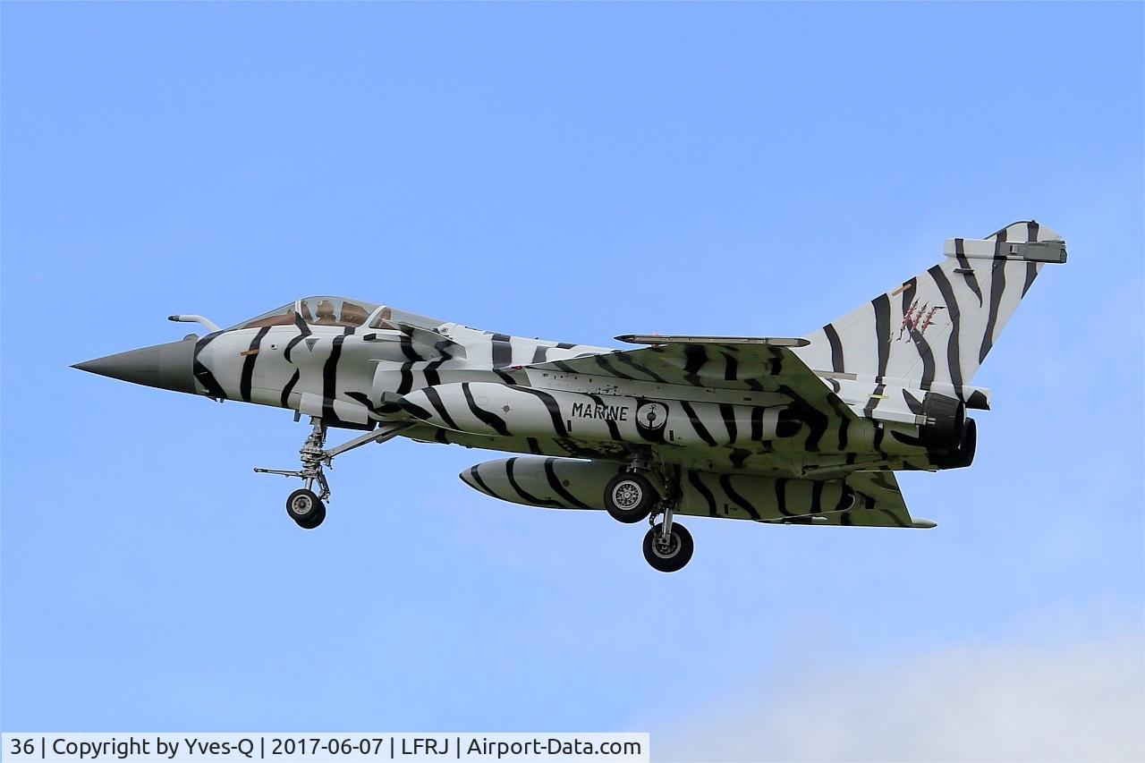 36, Dassault Rafale M C/N 36, Dassault Rafale M, On final rwy 26, Landivisiau Naval Air Base (LFRJ) Tiger Meet 2017